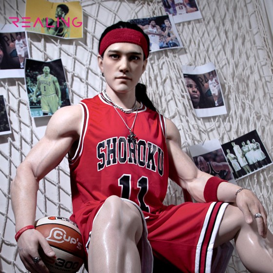 The basketball boy from the Ruiling Universe is your loyal doll with a retractable penis.